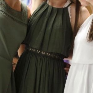 olive green dress